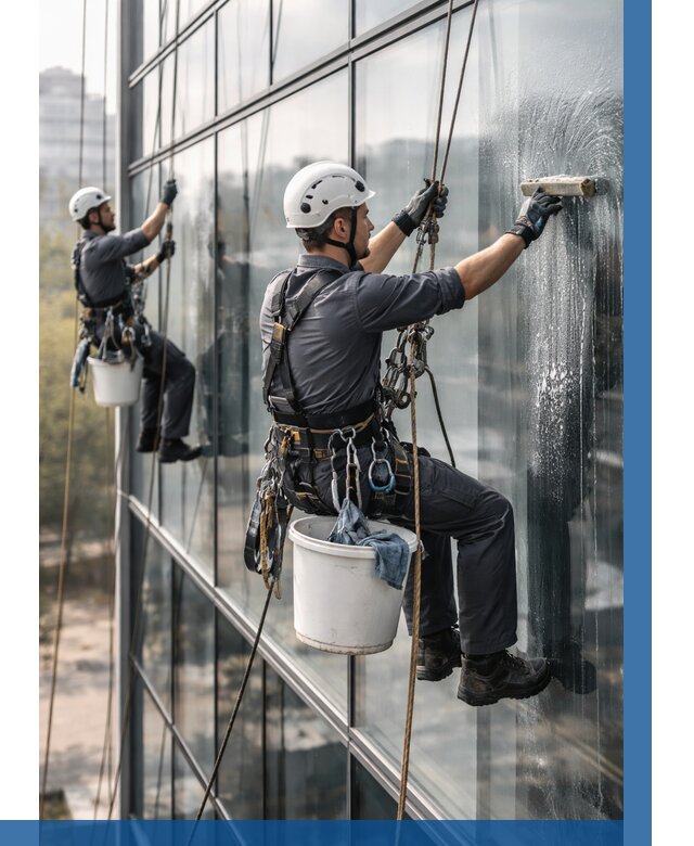 Мойка сплошного остекления в Белогорске, заказать от 306 р.| ВЫСОТНИК-Бгк