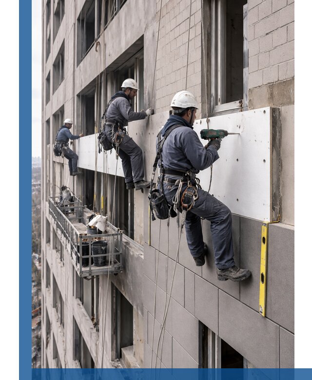 Монтаж фасадных термопанелей высокого качества в Белогорске