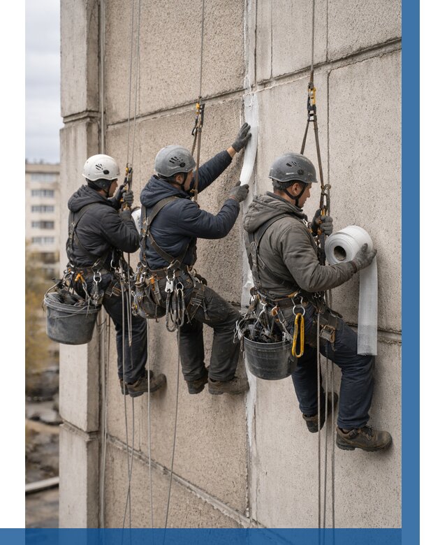 Ремонт межпанельных швов в Белогорске от 765 р. | ВЫСОТНИК-Бгк