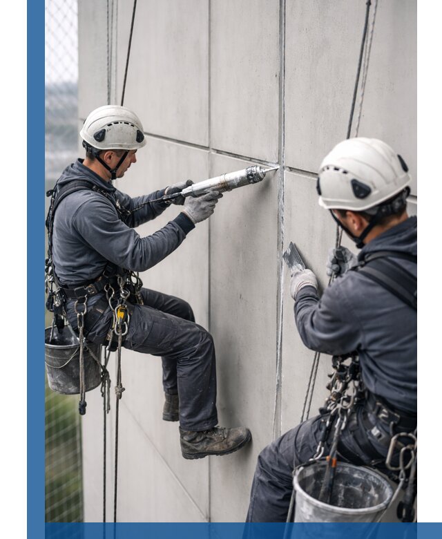 Первичная герметизация швов фасадов и кровель в Белогорске