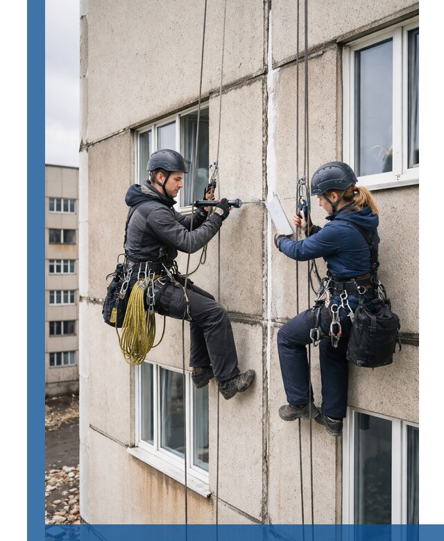 Герметизация межпанельных швов тёплым швом в Белогорске