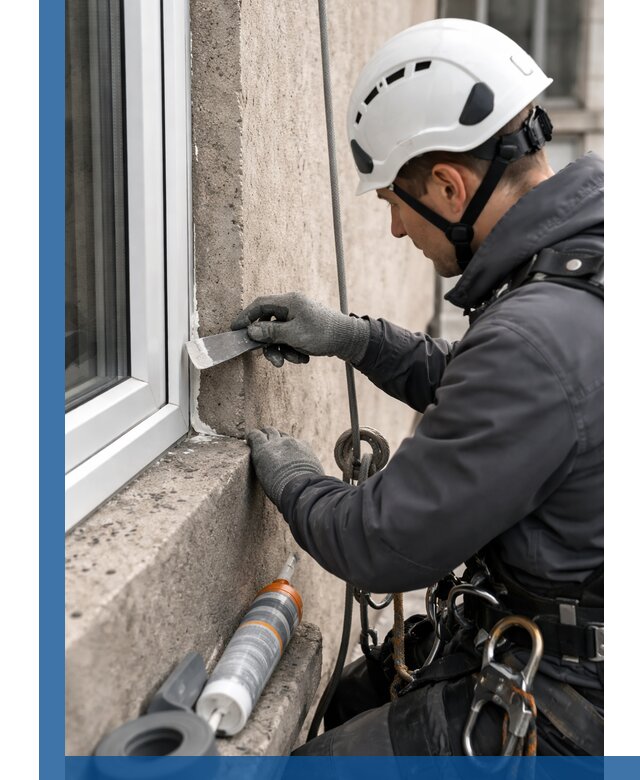 Герметизация монтажных швов окон в Белогорске с гарантией качества