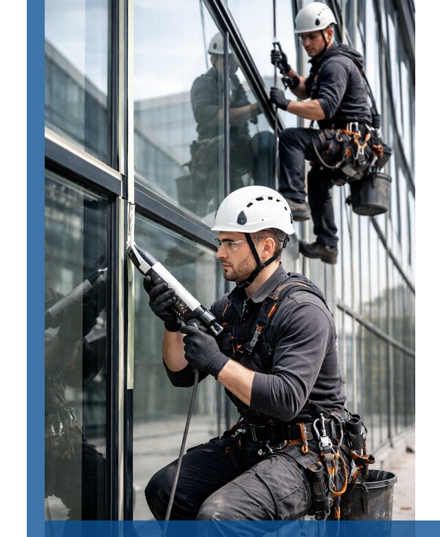 Герметизация витражных швов в Белогорске для зданий и фасадов