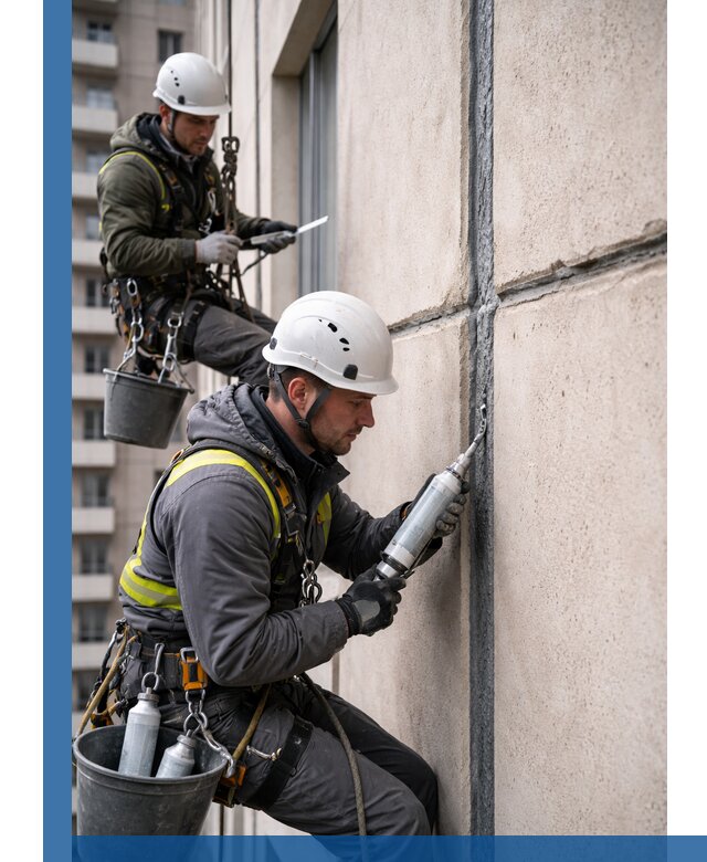 Герметизация деформационных швов фасада в Белогорске качественно