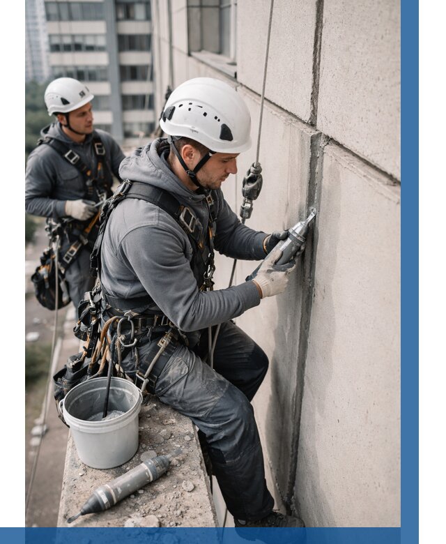 Ремонт деформационных швов здания в Белогорске от 1020 р. | ВЫСОТНИК-Бгк