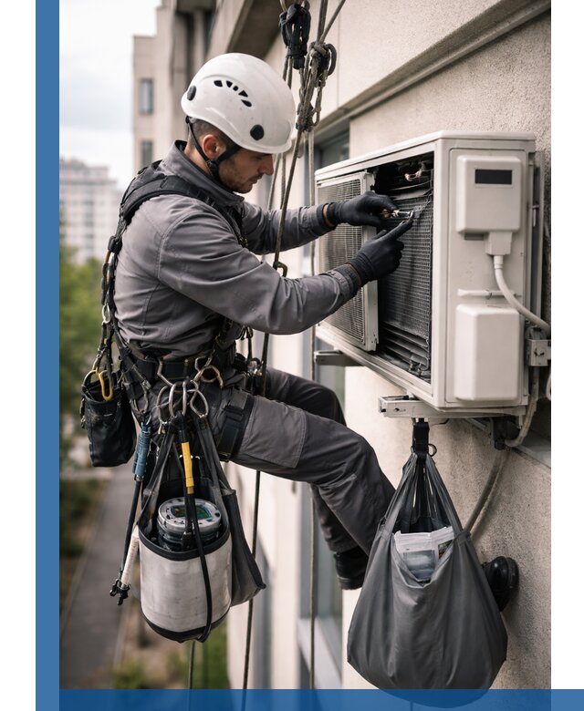 Обслуживание внешнего блока кондиционера в Белогорске профессионально