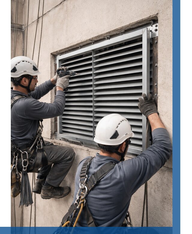 Монтаж вентиляционных решеток в Белогорске от 4591 р. | ВЫСОТНИК-Бгк