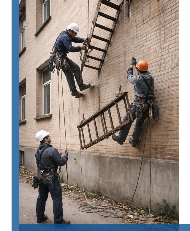 Демонтаж пожарной лестницы в Белогорске быстро и безопасно