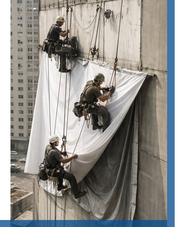 Замена баннерного полотна в Белогорске от 6631 р. | ВЫСОТНИК-Бгк—заказать
