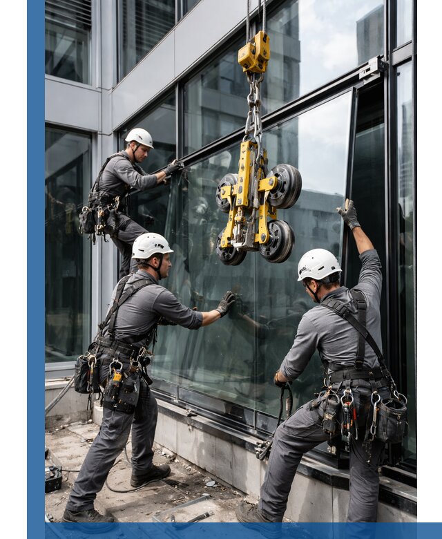 Структурное остекление фасадов в Белогорске монтаж и обслуживание