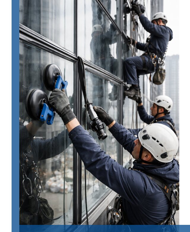 Радиусное остекление фасадов под ключ в Белогорске с гарантиями