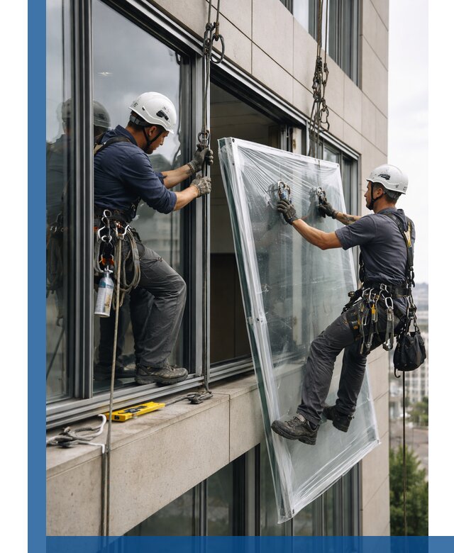 Профессиональная замена стекла в витраже в Белогорске с гарантией