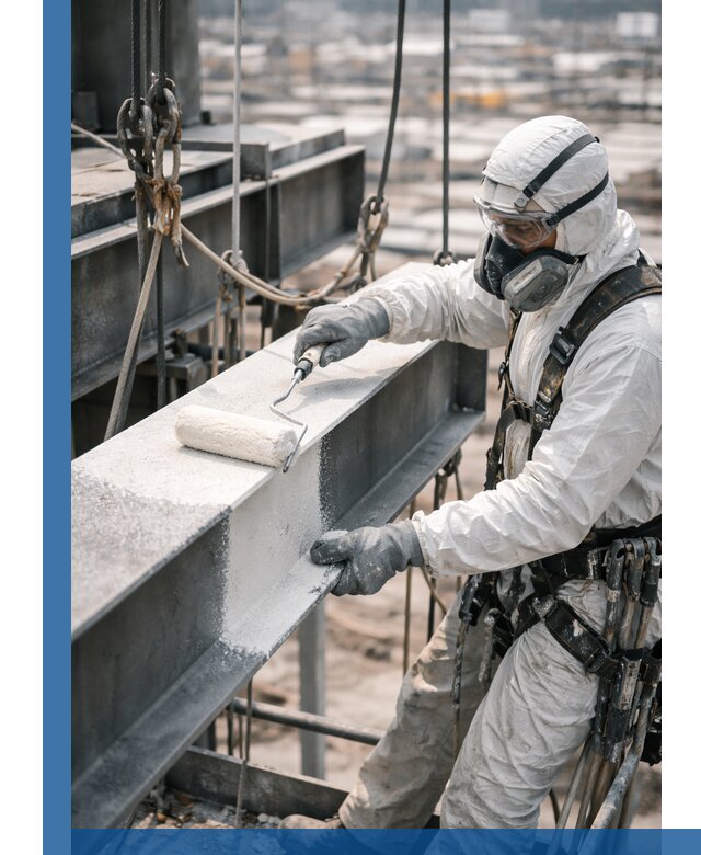 Профессиональная огнезащитная обработка металлоконструкций в Белогорске