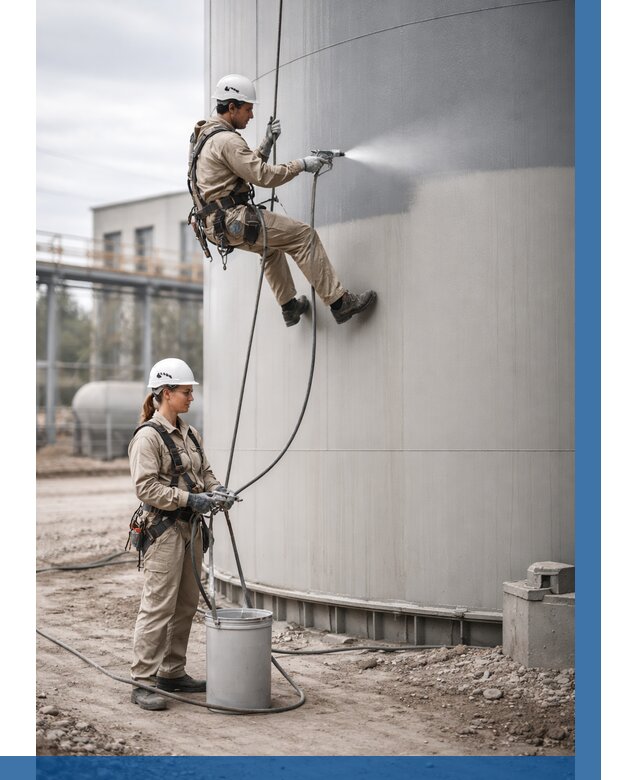 Покраска резервуаров в Белогорске от 1224 р. | ВЫСОТНИК-Бгк — заказать