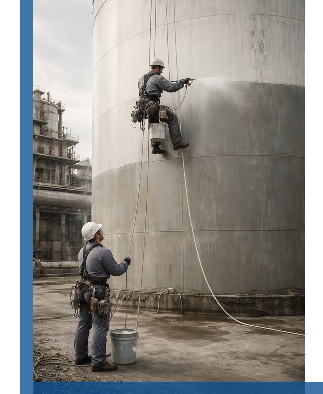 Покраска стальных резервуаров и емкостей в Белогорске профессионально