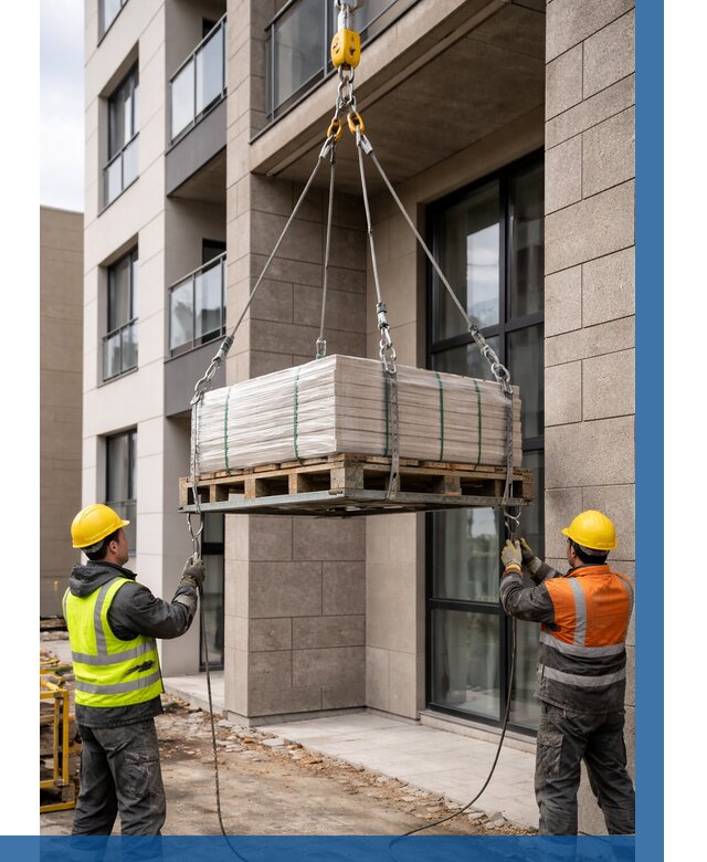 Подъем керамогранита на этаж в Белогорске от 3571 р. | ВЫСОТНИК-Бгк