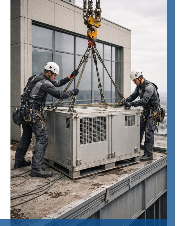 Такелажные работы на высоте в Белогорске от 8162 р. | ВЫСОТНИК-Бгк