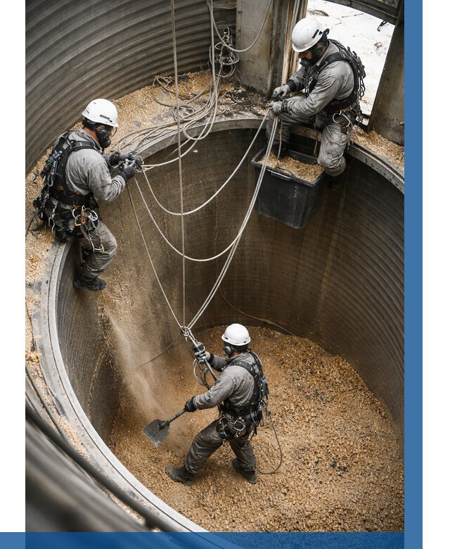 Чистка зерновых бункеров в Белогорске от 12242 р. | ВЫСОТНИК-Бгк