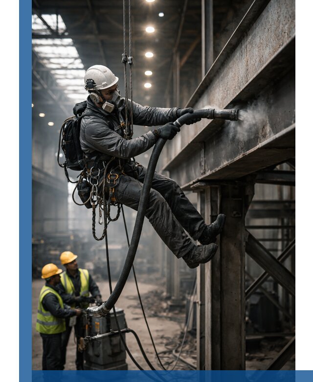 Обеспыливание конструкций в цехах промышленного производства в Белогорске