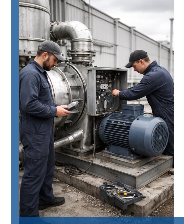 Техническое обслуживание промышленного оборудования в Белогорске