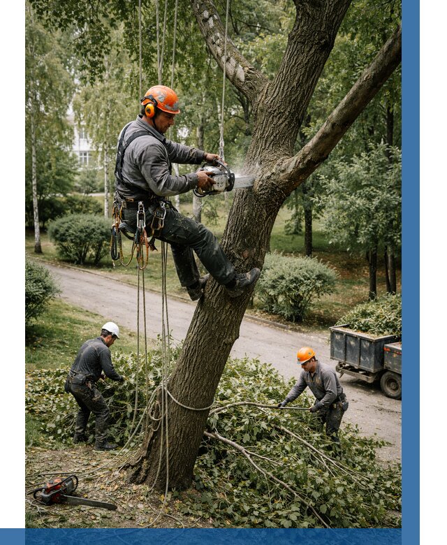 Кронирование деревьев в Белогорске от 6631 р. | ВЫСОТНИК-Бгк