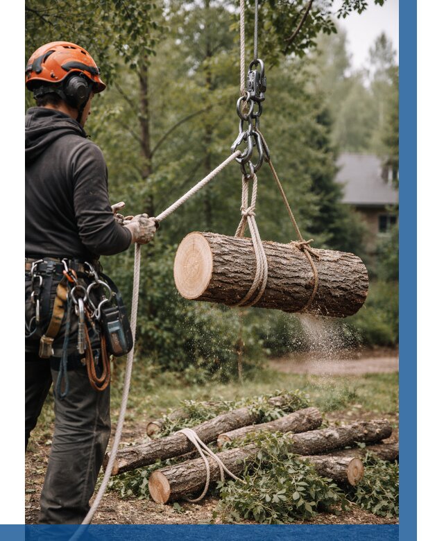 Валка деревьев частями в Белогорске от 7652 р. | ВЫСОТНИК-Бгк