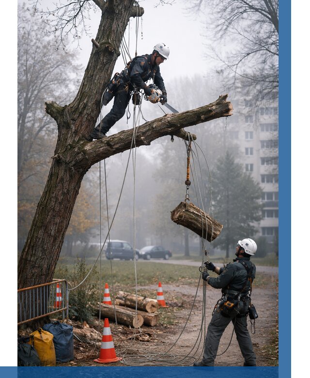 Удаление аварийных деревьев в Белогорске от 15303 р. | ВЫСОТНИК-Бгк