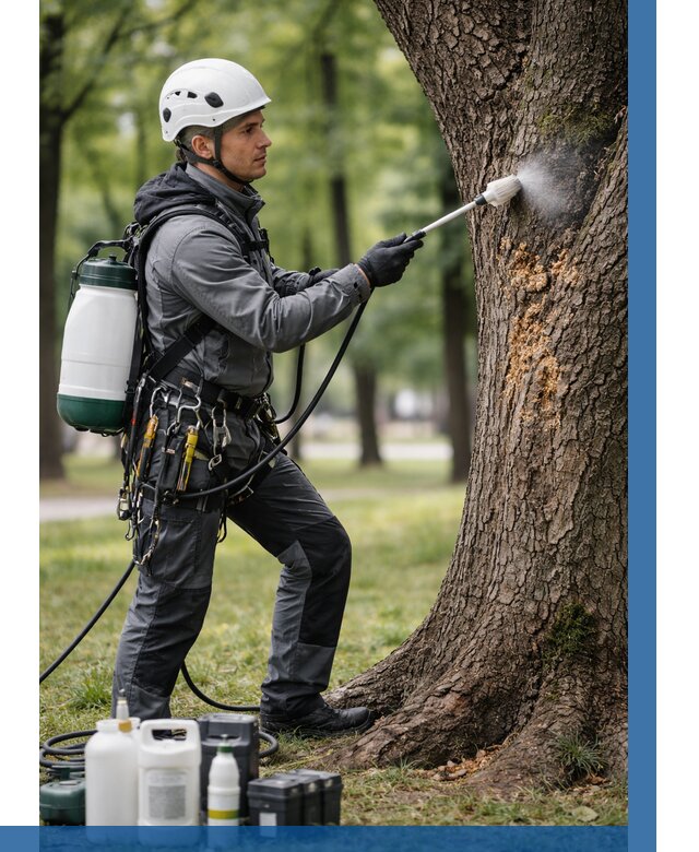 Обработка деревьев от вредителей в Белогорске от 4591 р. | ВЫСОТНИК-Бгк