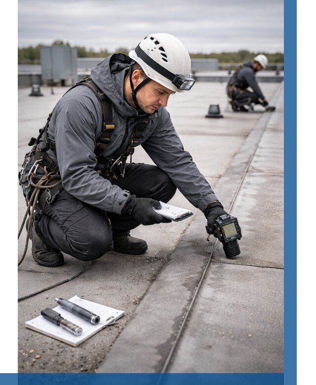 Обследование кровли на протечки в Белогорске от 4591 р. | ВЫСОТНИК-Бгк