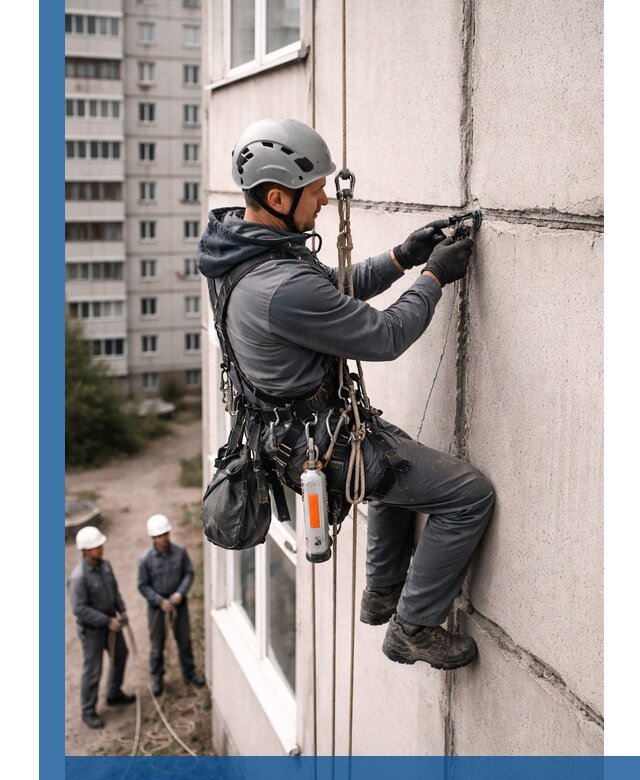 Обследование межпанельных швов и герметизация в Белогорске